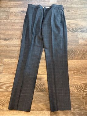 Banana Republic Black Dress Pants with Ivory Trim